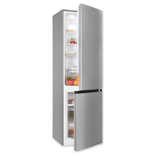 Exquisit Kühl-Gefrierkombination KGC265-70-NF-040C inoxlook | 253 L Volumen | Kühl Gefrierkombination No-frost | Türanschlag wechselbar | Kühlgefrierkombination freistehend Exquisit Kühl-Gefrierkombination KGC265-70-NF-040C inoxlook | 253 L Volumen | Kühl Gefrierkombination No-frost | Türanschlag wechselbar | Kühlgefrierkombination freistehend von Exquisit