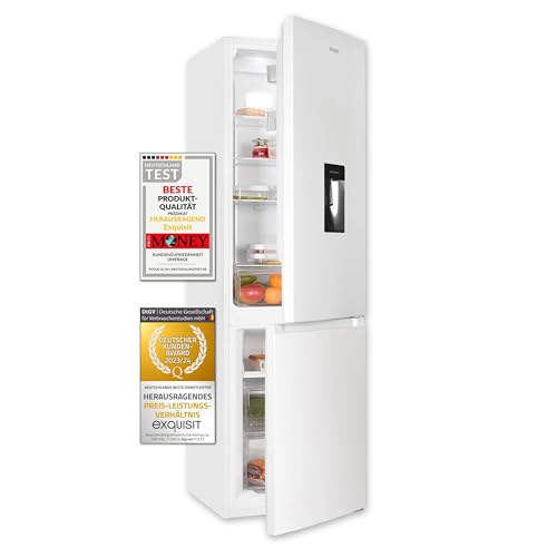 Exquisit Kühl-Gefrierkombination KGC265-70-NF-WS-040C weiss | 251 L Volumen | Kühl Gefrierkombination No-frost | Wasserspender | Kühlgefrierkombination freistehend Exquisit Kühl-Gefrierkombination KGC265-70-NF-WS-040C weiss | 251 L Volumen | Kühl Gefrierkombination No-frost | Wasserspender | Kühlgefrierkombination freistehend von Exquisit