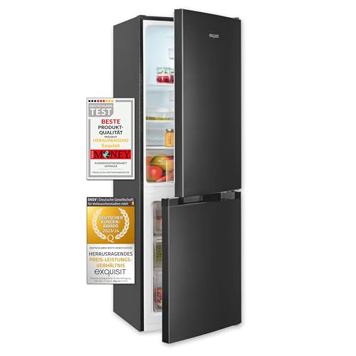 Exquisit Kühl-Gefrierkombination KGC5231-60-E-050C inoxlook-az | 157 l Nutzinhalt | 4-Sterne-Gefrieren | Alarm Exquisit Kühl-Gefrierkombination KGC5231-60-E-050C inoxlook-az | 157 l Nutzinhalt | 4-Sterne-Gefrieren | Alarm von Exquisit