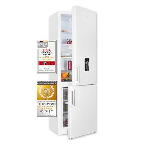Exquisit Kühl-Gefrierkombination KGC5265-70-H-WS-010E weiss | Nutzinhalt: 268 L | Wasserspender | 4*-Gefrieren | Standgerät Exquisit Kühl-Gefrierkombination KGC5265-70-H-WS-010E weiss | Nutzinhalt: 268 L | Wasserspender | 4*-Gefrieren | Standgerät von Exquisit
