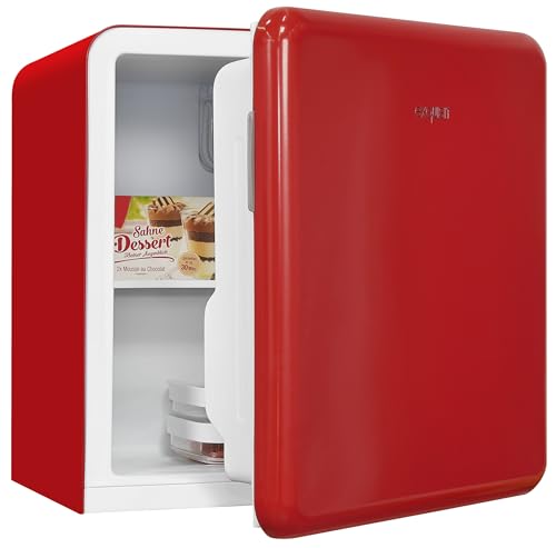 Exquisit Mini Kühlschrank CKB45-0-031F rot | Kühlbox | 47 Liter Nutzinhalt | Hotelkühlschrank | Retrostyle Exquisit Mini Kühlschrank CKB45-0-031F rot | Kühlbox | 47 Liter Nutzinhalt | Hotelkühlschrank | Retrostyle von Exquisit