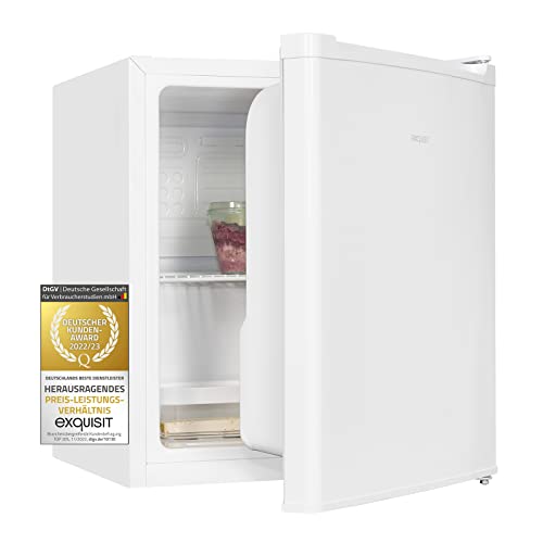 Exquisit Mini-Kühlschrank KB05-V-040E weiß | 40 L Volumen | Mini Kühlschrank für Getränke | Kühlschrank klein ohne Gefrierfach von Exquisit