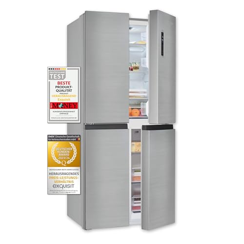 Exquisit Multidoor MD425-150-040C inoxlook | No Frost | Nutzinhalt: 421 L | Temperaturregelung | Alarm Exquisit Multidoor MD425-150-040C inoxlook | No Frost | Nutzinhalt: 421 L | Temperaturregelung | Alarm von Exquisit