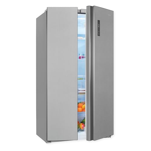 Exquisit Side by Side SBS560-050D inoxlook | 562 L Volumen | Inverter Kompressor | Side by Side Kühlschrank NoFrost | Kühlschrank Side by Side Schnellgefrieren Exquisit Side by Side SBS560-050D inoxlook | 562 L Volumen | Inverter Kompressor | Side by Side Kühlschrank NoFrost | Kühlschrank Side by Side Schnellgefrieren von Exquisit