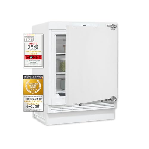 Exquisit Unterbau Gefrierschrank UGS105-FE-010E | Nutzinhalt: 101 L | Alarm-Funktion | 4-Sterne-Gefrieren | Festtürmontage | Unterbaugerät Exquisit Unterbau Gefrierschrank UGS105-FE-010E | Nutzinhalt: 101 L | Alarm-Funktion | 4-Sterne-Gefrieren | Festtürmontage | Unterbaugerät von Exquisit