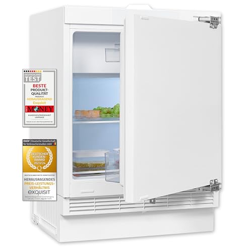 Exquisit Unterbaukühlschrank UKS130-4-FE-010E | 121 l Nutzinhalt | 4 Sterne | Schnell-Kühlfunktion Exquisit Unterbaukühlschrank UKS130-4-FE-010E | 121 l Nutzinhalt | 4 Sterne | Schnell-Kühlfunktion von Exquisit