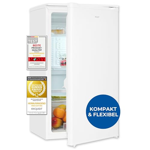 Exquisit Vollraumkühlschrank KS116-V-042E weiss | Nutzinhalt: 88 L | Glasablagen | 48 cm Breite | Ohne Gefrierfach Exquisit Vollraumkühlschrank KS116-V-042E weiss | Nutzinhalt: 88 L | Glasablagen | 48 cm Breite | Ohne Gefrierfach von Exquisit