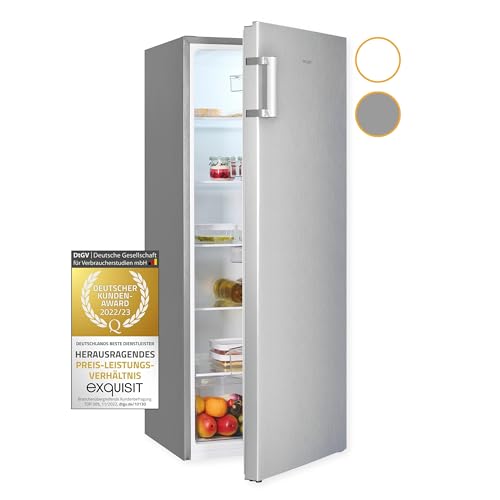 Exquisit Vollraumkühlschrank KS320-V-H-010E inoxlook | Kühlschrank ohne Gefrierfach freistehend 242 L Volumen | Vollraumkühlschrank ohne Gefrierfach Exquisit Vollraumkühlschrank KS320-V-H-010E inoxlook | Kühlschrank ohne Gefrierfach freistehend 242 L Volumen | Vollraumkühlschrank ohne Gefrierfach von Exquisit