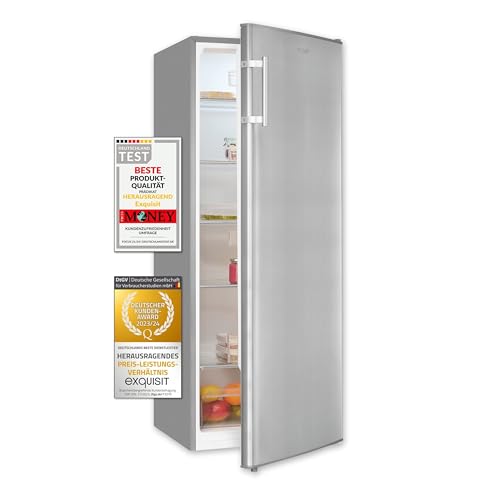 Exquisit Vollraumkühlschrank KS320-V-H-040D inoxlook | Nutzinhalt: 242 L | Ohne Gefrierfach Exquisit Vollraumkühlschrank KS320-V-H-040D inoxlook | Nutzinhalt: 242 L | Ohne Gefrierfach von Exquisit