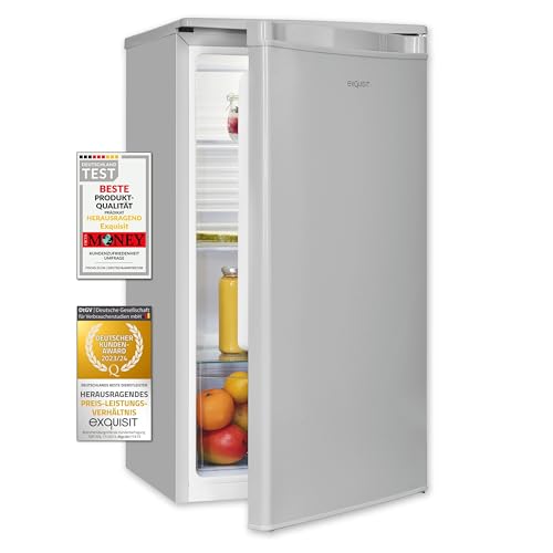 Exquisit Vollraumkühlschrank KS585-V-090E grau | Nutzinhalt: 75 L | Ohne Gefrierfach | LED-Beleuchtung | Glasböden Exquisit Vollraumkühlschrank KS585-V-090E grau | Nutzinhalt: 75 L | Ohne Gefrierfach | LED-Beleuchtung | Glasböden von Exquisit