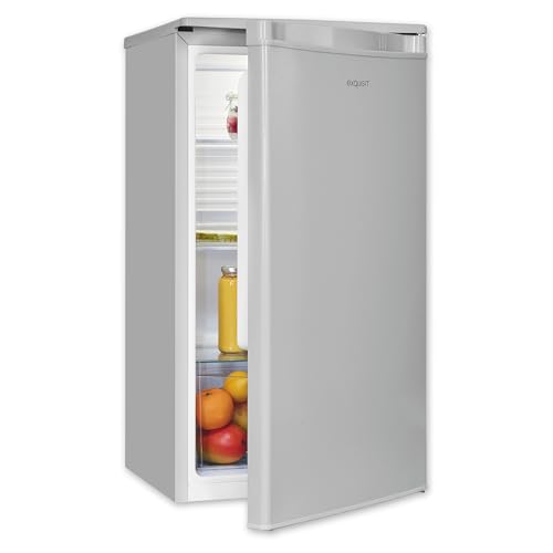 Exquisit Vollraumkühlschrank 75 Liter, Freistehend, Kühlschrank klein und kompakt, 45cm Breit, LED-Innenbeleuchtung, KS585-V-091E (Grau) Exquisit Vollraumkühlschrank 75 Liter, Freistehend, Kühlschrank klein und kompakt, 45cm Breit, LED-Innenbeleuchtung, KS585-V-091E (Grau) von Exquisit