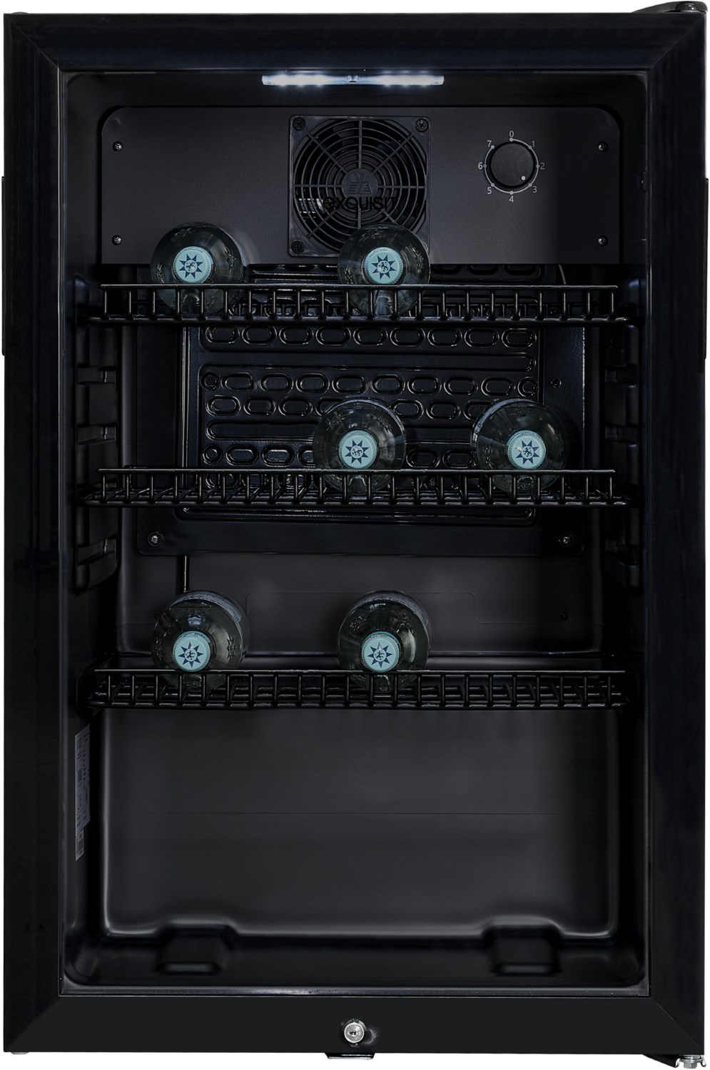 GKS 120-GT-160C Flaschenkühlschrank schwarz / C GKS 120-GT-160C Flaschenkühlschrank schwarz / C von Exquisit