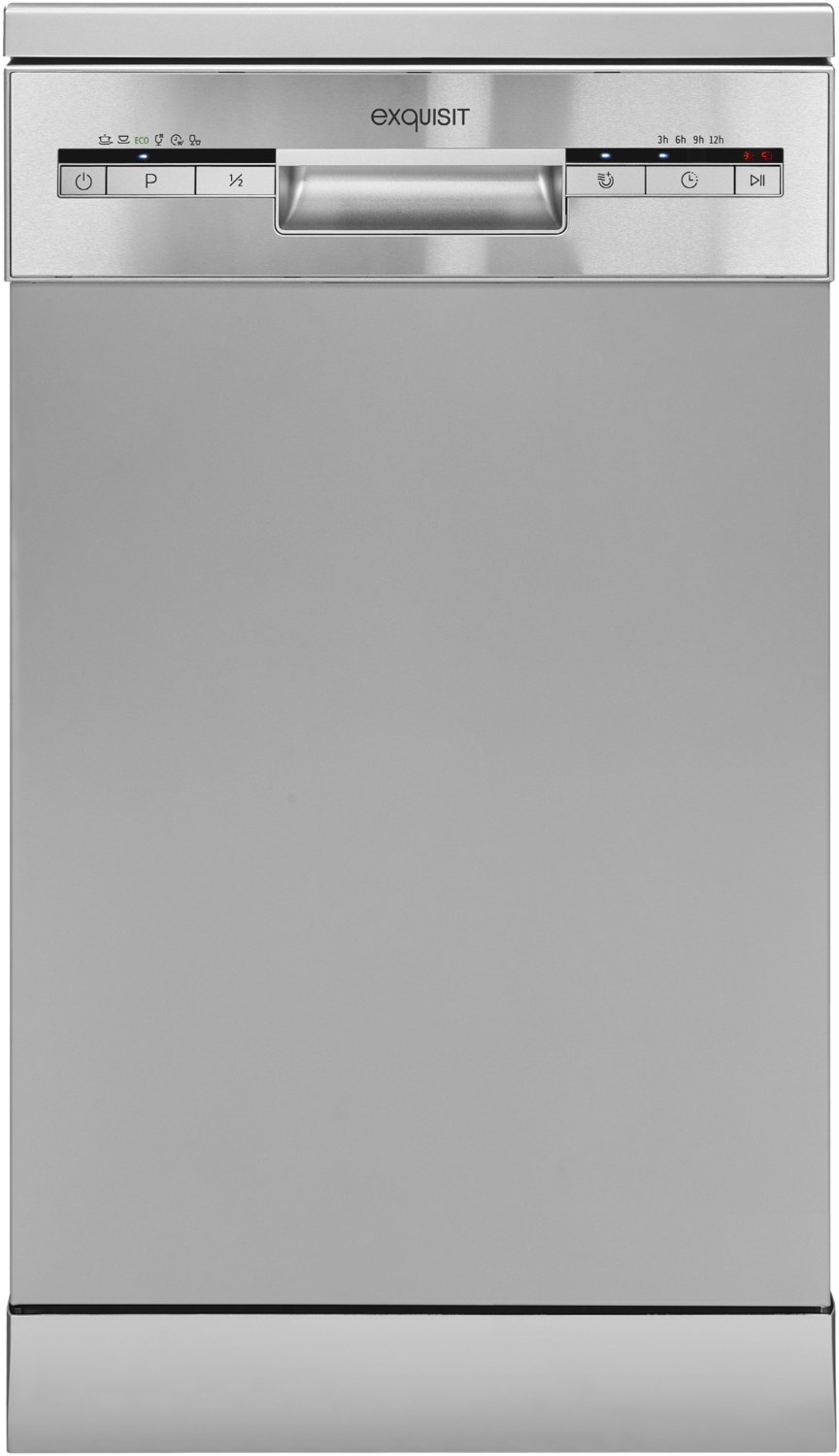 GSP 9109-030E Stand-Geschirrspüler 45 cm silber / E GSP 9109-030E Stand-Geschirrspüler 45 cm silber / E von Exquisit