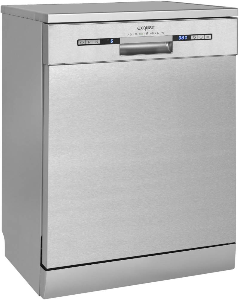 GSP 9313-030E Stand-Geschirrspüler 60 cm inox / E von Exquisit