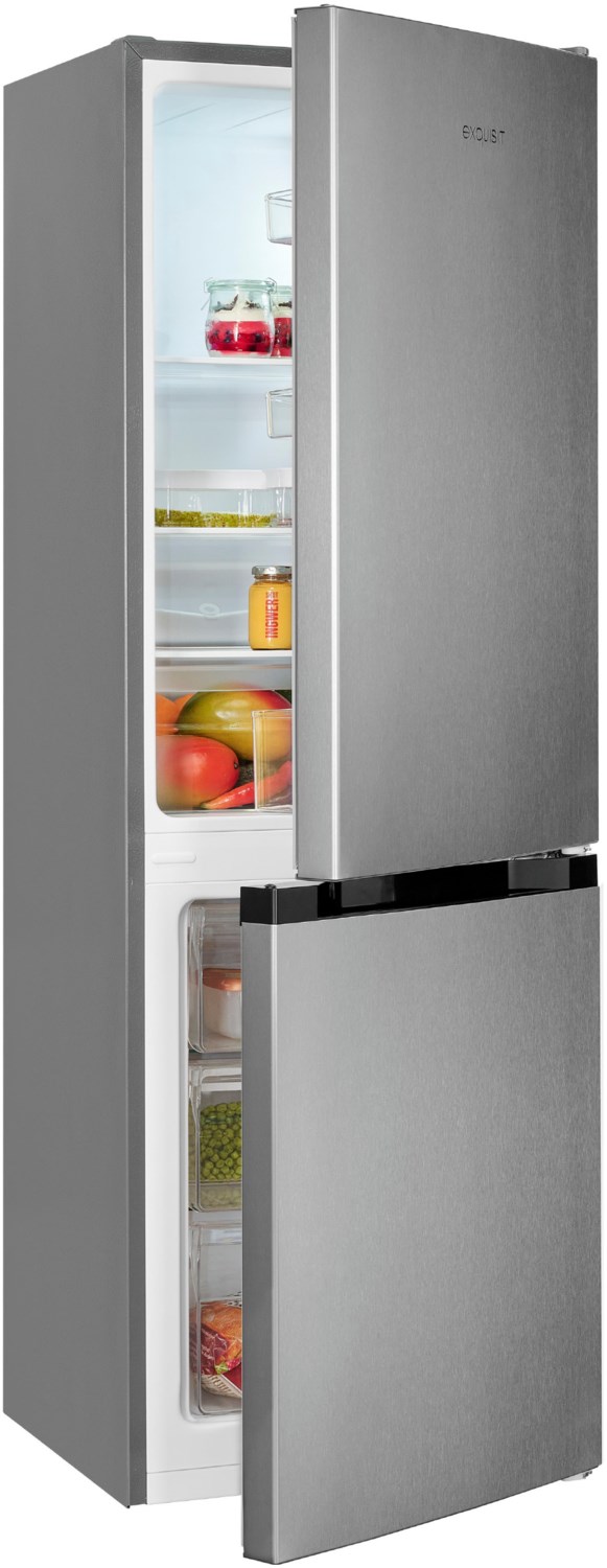 KGC231-60-E-050C Kühl-/Gefrierkombination inox look / C von Exquisit