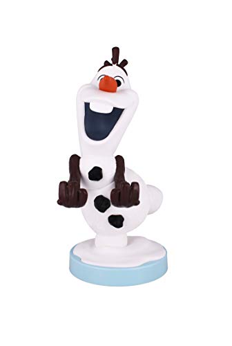 Exquisite Gaming Cable Guy - Disney Frozen Olaf Controller Handy Tablet Halter Halterung Figur Tischdeko Fanartikel von Exquisite Gaming