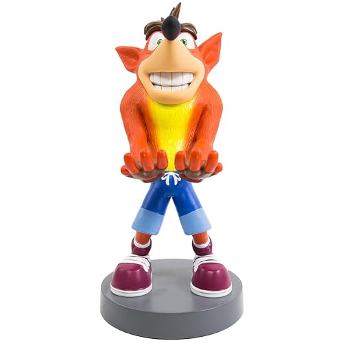 Exquisite Gaming Crash Bandicoot Cable Guys 8-Inch Phone & Controller Holder von Exquisite Gaming