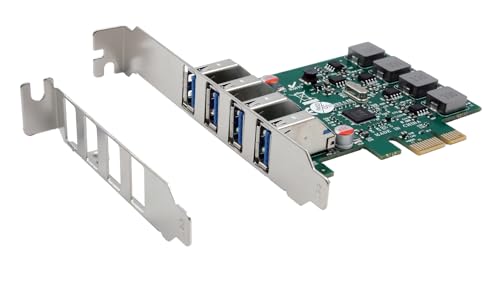 EX-11044 4-Port USB 3.2 Gen 1 PCIe Karte von Exsys