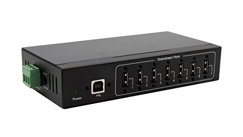 EX-11217HMVS 7 Port USB 2.0 Metall HUB Netzteil DIN-Rail-Kit Genesys Chipset EX-11217HMVS 7 Port USB 2.0 Metall HUB Netzteil DIN-Rail-Kit Genesys Chipset von Exsys