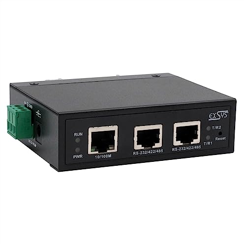 EX-61002 Ethernet zu 2 x Seriell RS-232/422/485 von Exsys