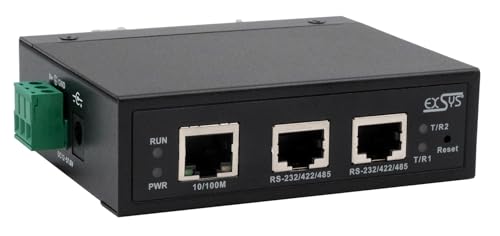 EX-61002 Ethernet zu 2 x Seriell RS-232/422/485 EX-61002 Ethernet zu 2 x Seriell RS-232/422/485 von Exsys