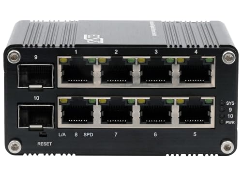 EX-62035M-SFP 10-Port Industrial Gigabit Mini Switch Web Managed von Exsys