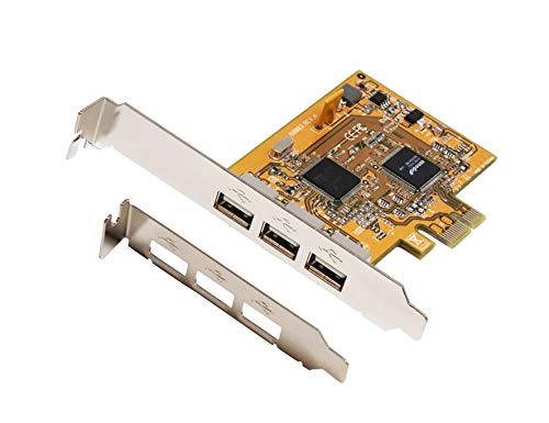 EXSYS EX-11053 Schnittstellenkarte und Adapter USB 2.0 intern – Schnittstellenkarten und Adapter (PCIe, USB 2.0, Gesamthöhe, PCIe 1.1, NEC D720102GC, 0,48 Gbit/s) von Exsys