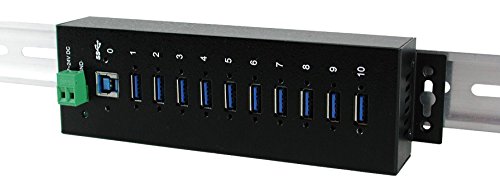 EXSYS EX-1110HMVS USB 3.0 (3.1 Gen 1) Type-B 5000Mbit/s Schwarz Schnittstellenhub - Schnittstellen-Hubs (USB 3.0 (3.1 Gen 1) Type-B, USB 3.0 (3.1 Gen 1) Type-A, 5000 Mbit/s, Schwarz, USB, 7 - 24) von Exsys