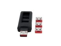 EXSYS EX-1114-R, Türblockierschlüssel, USB Typ-A, Schwarz, Rot, Kunststoff, 4 Stück(e) von Exsys