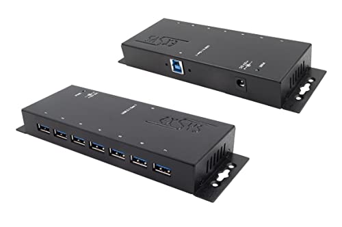 EXSYS EX-1188HMS-3 7 Ports USB 3.2 Gen1 Metall HUB mit 15KV ESD Überspannungs-Schutz von Exsys