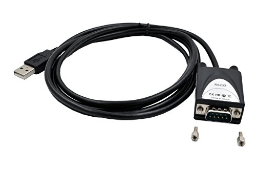 EXSYS EX-1311-2IS Kabeladapter RS-232 USB A schwarz - Adapter für Kabel (RS-232, USB A, Stecker/Stecker, 1,8 m, schwarz) von Exsys