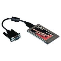 EXSYS EX-1352-C serielles Kabel schwarz PCMCIA 2 x D-Sub 9pin von Exsys