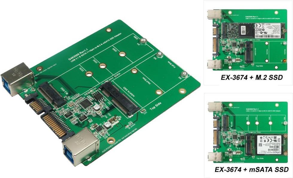 EXSYS EX-3674 Schnittstellenkarte/Adapter (EX-3674) von Exsys