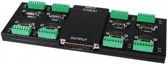 EXSYS EX-47049 Schnittstellen-Hub Schwarz (EX-47049) von Exsys