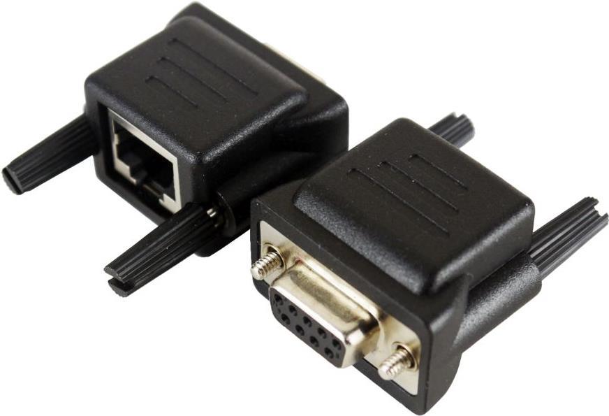 EXSYS EX-47961 Kabeladapter RS-232 RJ-45 Schwarz (EX-47961) von Exsys