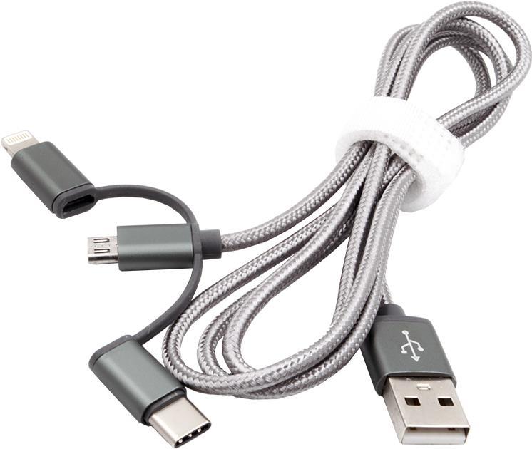 EXSYS EX-K1403 USB Kabel 1 m USB 2.0 USB A Silber (EX-K1403) von Exsys