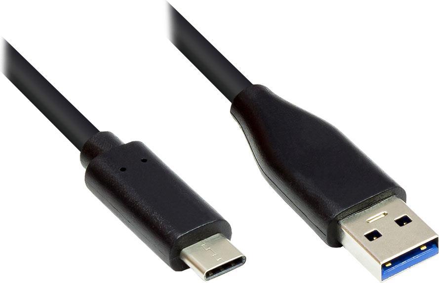 EXSYS EX-K1584-1.0 USB Kabel 1 m USB 3.2 Gen 1 (3.1 Gen 1) USB A USB C Schwarz (EX-K1584-1.0) von Exsys