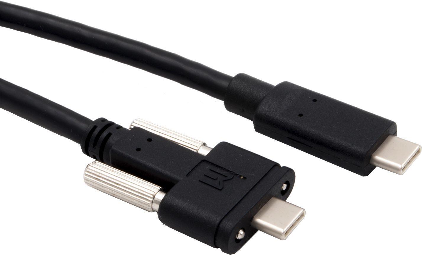 EXSYS EX-K1591V USB Kabel 1 m USB 3.2 Gen 2 (3.1 Gen 2) USB C Schwarz (EX-K1591V) von Exsys