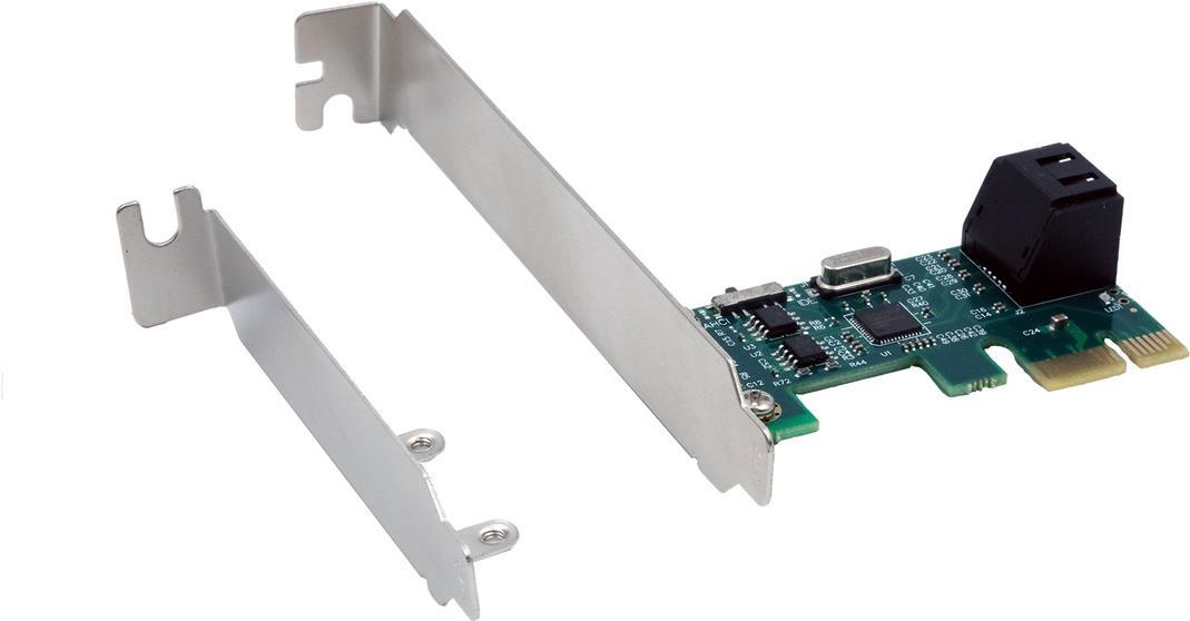 EXSYS GmbH SATA 3 PCIe Controller für 2HDD, Asmedia ASM1061 (EX-3519) von Exsys