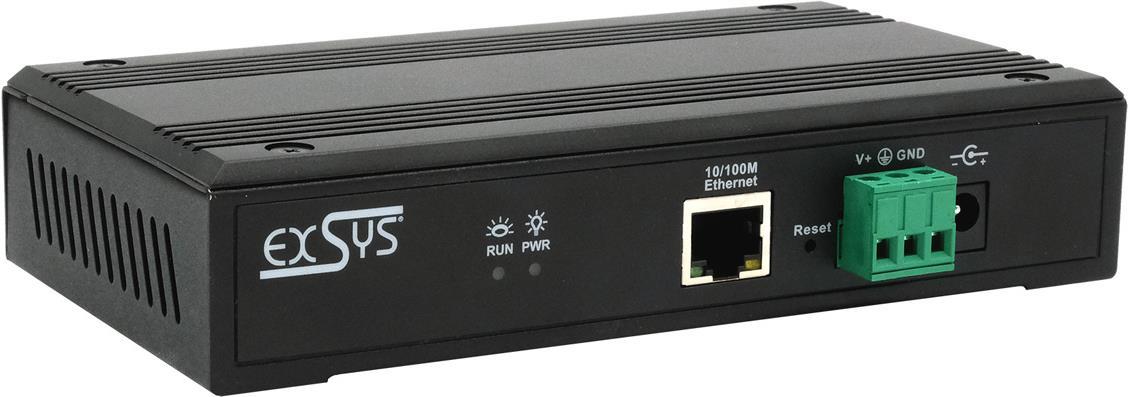 EXSYS GmbH Serial Device Server 4x RS232/422/485, mit Netzadapter (EX-61004) von Exsys