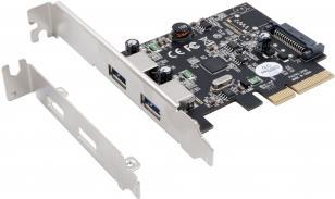 Exsys EX-12001-2 - USB-Adapter - PCIe x2 Low-Profile - USB 3,1 Gen 2 x 2 (EX-12001-2) von Exsys