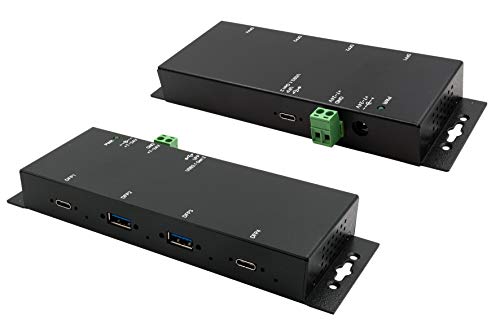 Exsys EX-1234HMVS - 4 Port USB 3.2 Gen2 Metall HUB 2 x USB C- und 2 x USB A-Anschluss von Exsys