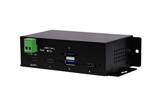 Exsys EX-1274HMV - USB 3.1 (Gen2) Metall HUB mit 4 Ports 2X USB-C und 2X USB-A Anschluss von Exsys