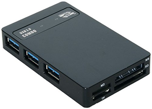 Exsys EX-1635 USB 3.0 Card Reader und Hub, 3 Port von Exsys