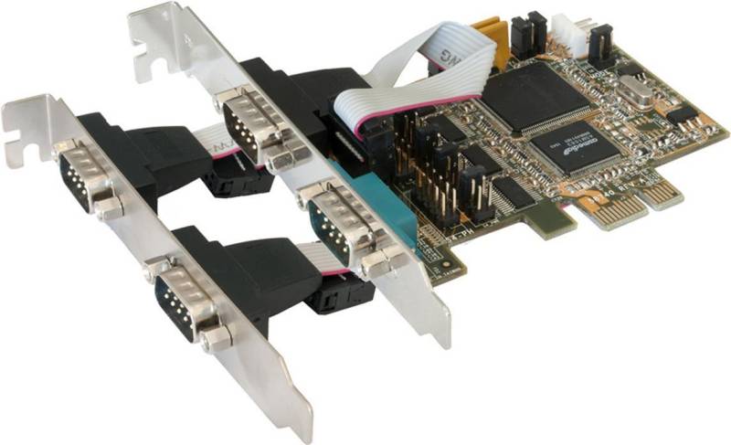 Exsys EX-44064 - Serieller Adapter - PCIe 3.0 - RS-232/V.24 x 4 (EX-44064) von Exsys