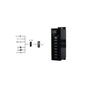 Exsys Ex 1177HMVS - Hub - 7 x USB2.0 - an DIN-Schiene montierbar - Gleichstrom (EX-1177HMVS) von Exsys
