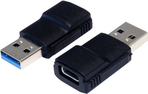 Exsys - USB-Adapter - USB Type A (M) bis USB Typ C (W) - USB 3,1 - Schwarz (EX-47991) von Exsys