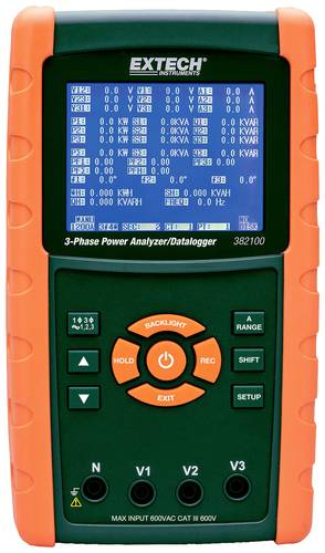 Extech 382100 Netz-Analysegerät mit Loggerfunktion von Extech