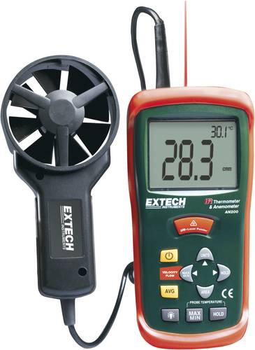 Extech AN200 Anemometer 0.4 bis 30 m/s von Extech