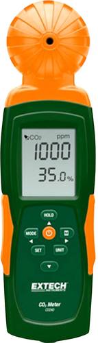 Extech CO240 Kohlendioxid-Messgerät 0 - 9999 ppm mit Temperaturmessfunktion, mit USB-Schnittstelle, von Extech